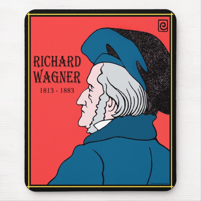Richard Wagner Mousepad Musmatta (Framsidan)