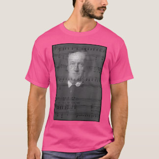 Richard Wagner Porträtt with Musical Notations T Shirt