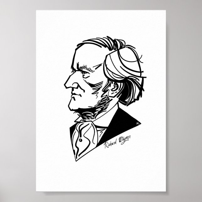 Richard Wagner Poster (Framsidan)