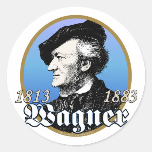 Richard Wagner Runt Klistermärke