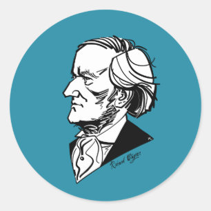 Richard Wagner Runt Klistermärke