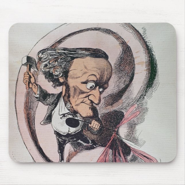 Richard Wagner som delar gå i ax, trummar av Musmatta (Framsidan)
