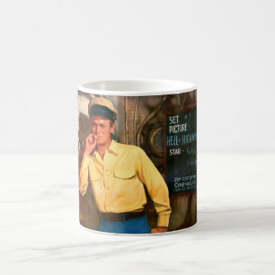 Richard Widmark annons för helvete- och kickvatte Kaffemugg