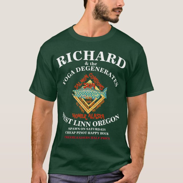 RICHARD & YOGA DEGENERATES VÄSTER LINN OREGON ELLE T SHIRT (Framsida)