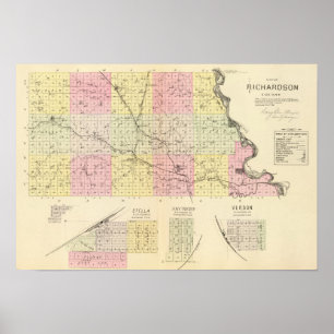 Richardson County Nebraska Poster