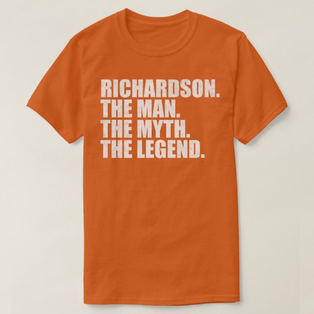 Richardson Richardson Family namn Richardson i N T Shirt (Design framsida)