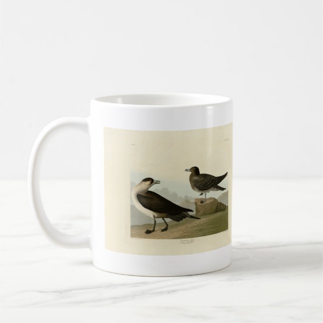 Richardsons Jager från Audubon Birds of America Kaffemugg (Vänster)