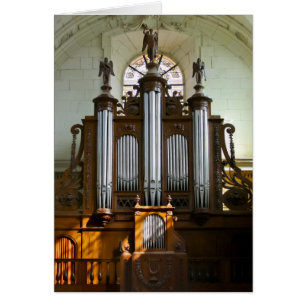 Richelieu leda i rör organ hälsningskort