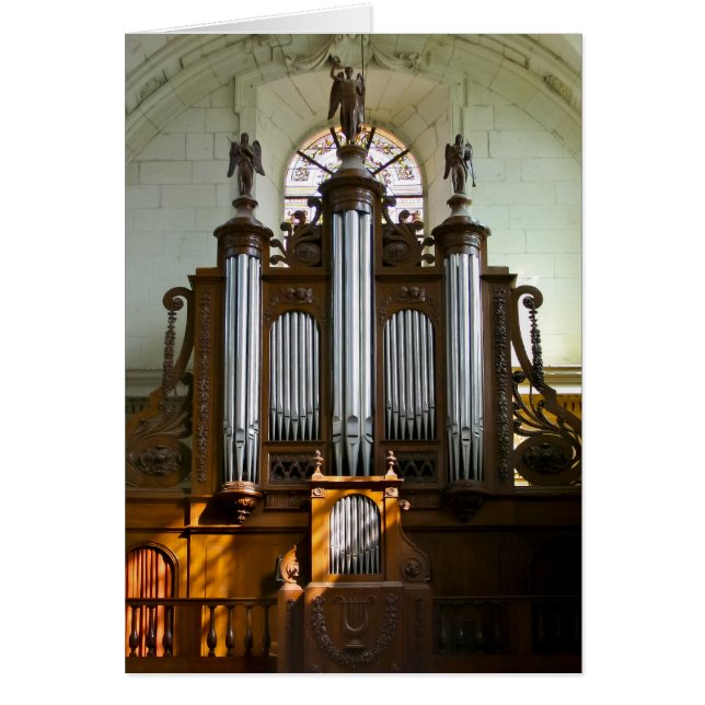Richelieu pipe organ hälsningskort (Framsidan)