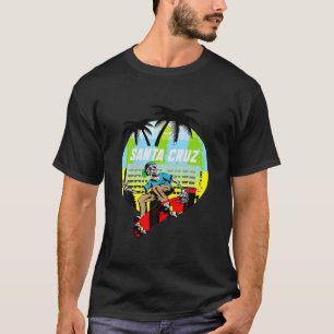 RICHHOTWAVE Santa Cruz California Skeleton Skatebo T Shirt