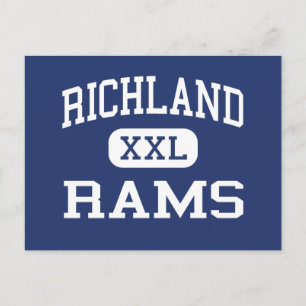 Richland - Rams - High - Johnstown Pennsylvania Vykort