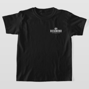 Richmond 6e Klass Camp   Kids Black T-Shirt