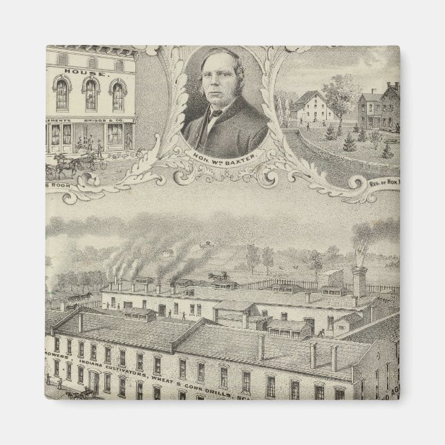 Richmond Agricultural Works, Richmond, Ind Magnet (Framsidan)