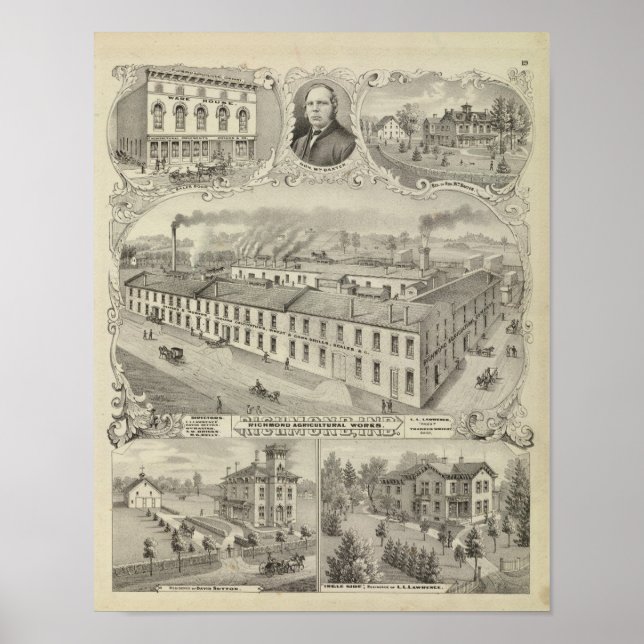 Richmond Agricultural Works, Richmond, Ind Poster (Framsidan)