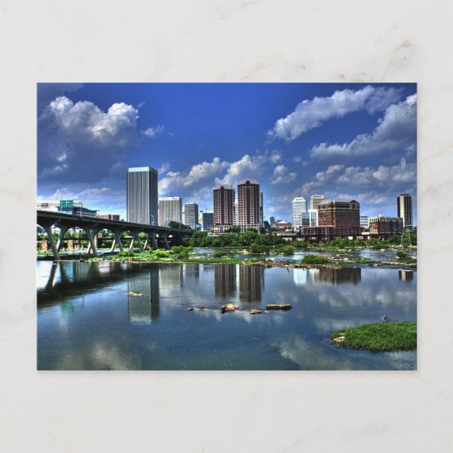 Richmond Along The River Vykort (Framsida)