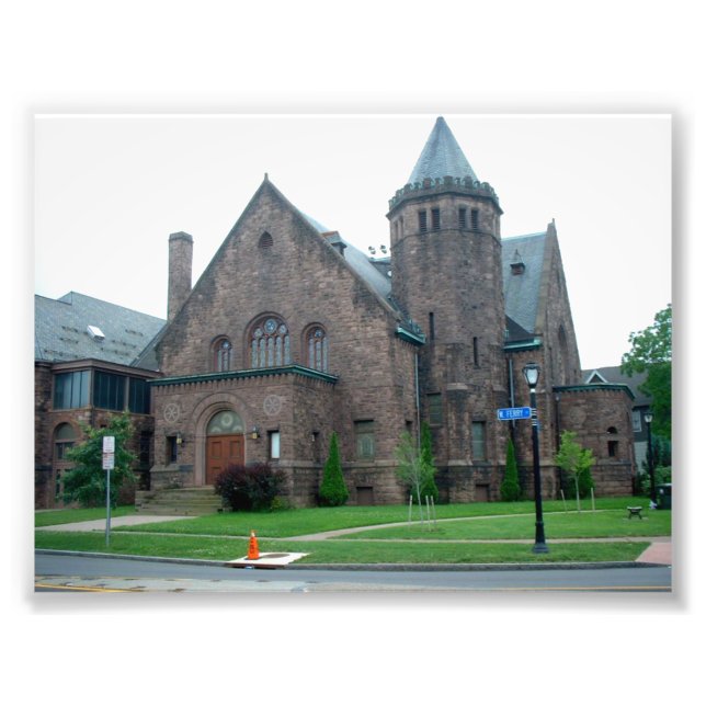 Richmond Avenue Methodist Church Buffalo NY Fototryck (Framsidan)