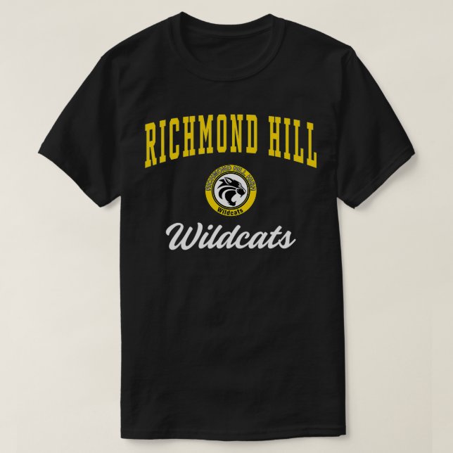 Richmond Backe High School Wildcat C3 T Shirt (Design framsida)