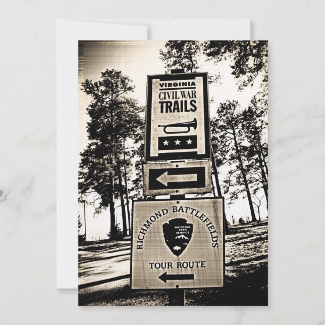 Richmond Battlefields: Kallet Harbor Civil Krig Tr (Framsida)