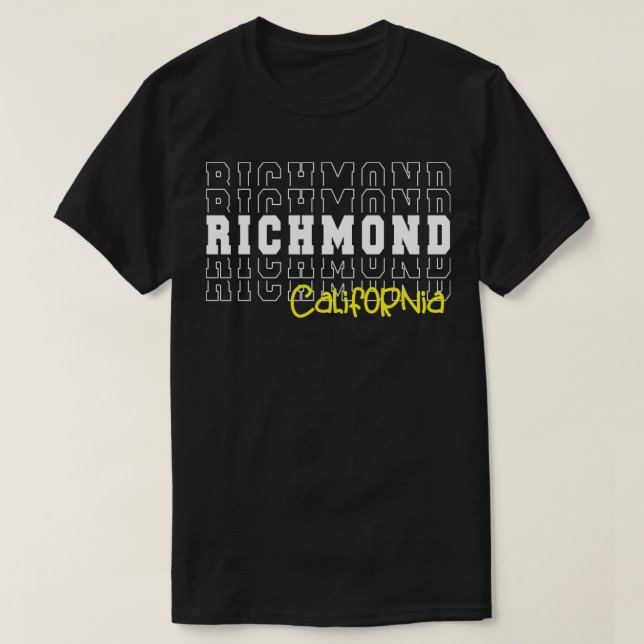 Richmond city California Richmond CA T Shirt (Design framsida)