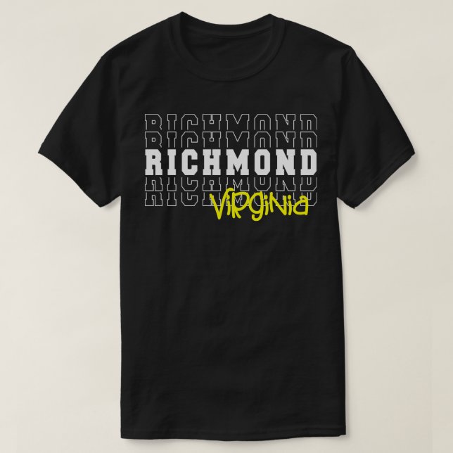 Richmond city Virginia Richmond VA T Shirt (Design framsida)