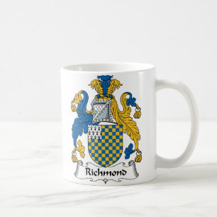 Richmond familjvapensköld kaffemugg