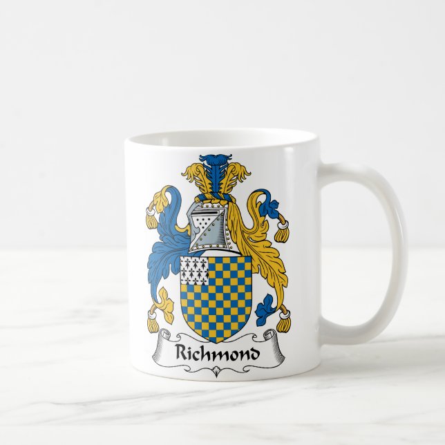 Richmond familjvapensköld kaffemugg (Höger)