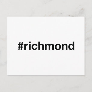 RICHMOND Hashtag Vykort