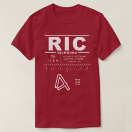 Richmond Internationell Airport RIC T-Shirt