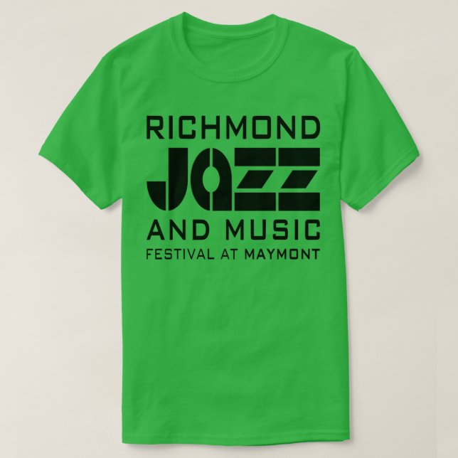 Richmond Jazz och Music Festival T Shirt (Design framsida)