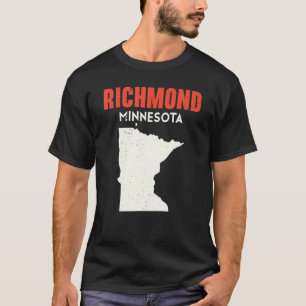Richmond Minnesota USA State America Travel Minnes T Shirt