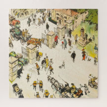 Richmond Park London UK, besökare vid grind