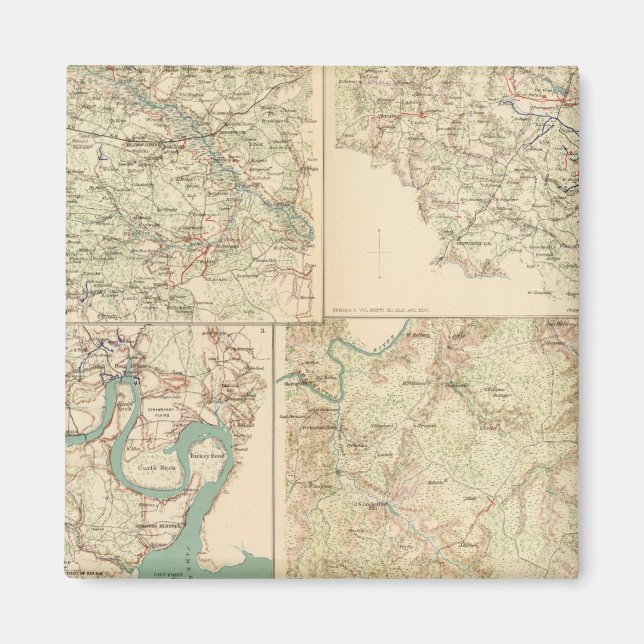 Richmond, Petersburg, Fem Forks Magnet (Framsidan)