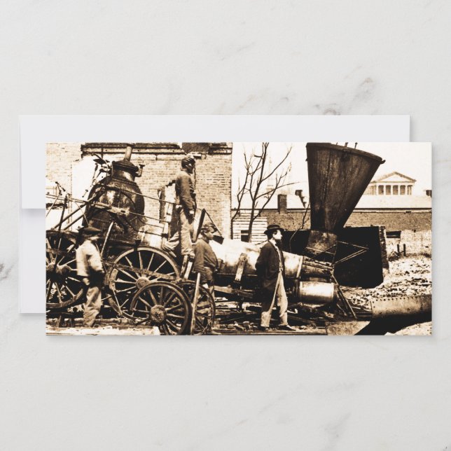 Richmond & Petersburg RR Ruins Richmond VA 1 april (Framsida)