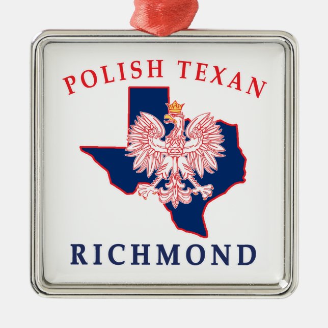 Richmond polska Texan Julgransprydnad Metall (Framsidan)