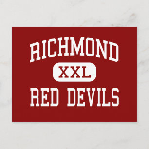 Richmond - Red Djävulen - High - Richmond Indiana Vykort