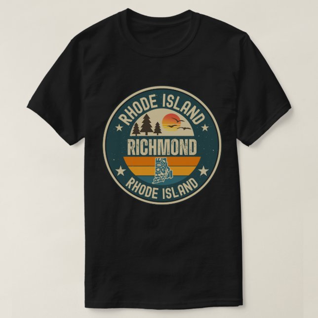 Richmond, Rhode Island T Shirt (Design framsida)