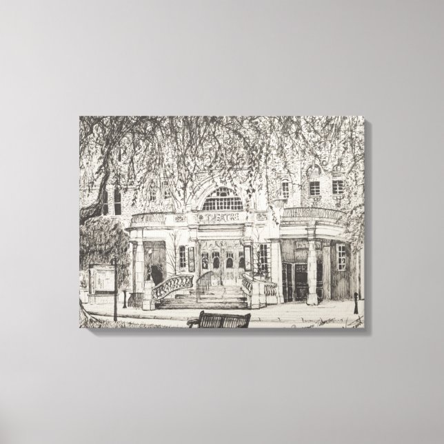 Richmond Theater London UK. 2004 Canvastryck (Framsida)