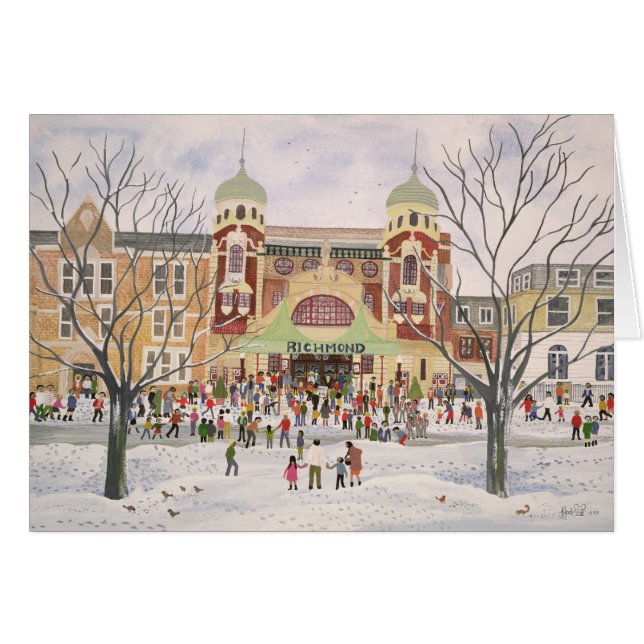 Richmond Theatre Surrey 1988 Hälsningskort (Framsidan Horizontal)