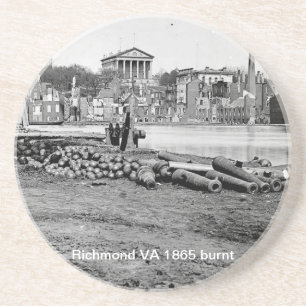 Richmond VA 1865 kustfartyg Underlägg Sandsten