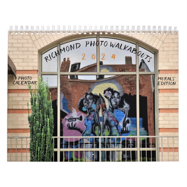 Richmond VA Photo Walkabouts Mural Edition Kalender (Omslag)