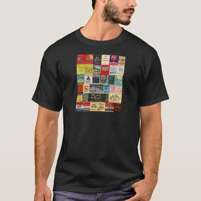 Richmond Vintage Matchbooks Teeshirt T Shirt (Framsida)