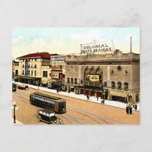 Richmond, Virginia - 1923, Theatrical District Vykort