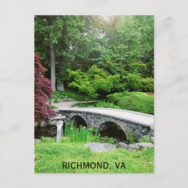 Richmond Virginia Maymont Park Resebild Vykort (Framsida)