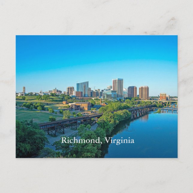 Richmond, Virginia panoramic view Vykort (Framsida)