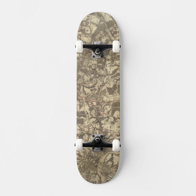 Richmond Virginia Skateboard Bräda 21,5 Cm (Framsida)