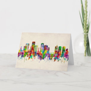 Richmond Virginia Skyline Helgkort