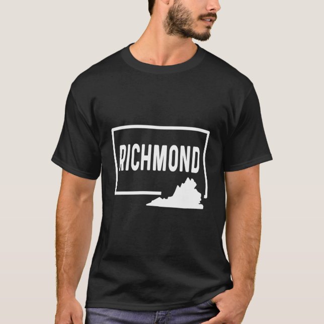 Richmond Virginia Va - Home Hometown Vacation Trav T Shirt (Framsida)
