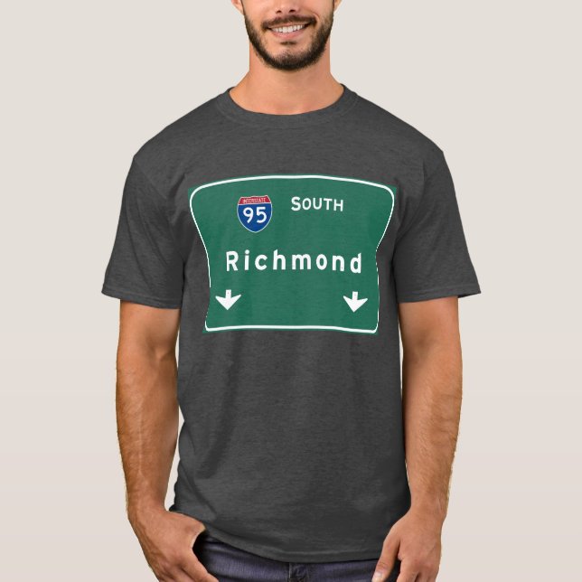 Richmond Virginia va Interstate huvudvägmotorväg: Tee (Framsida)