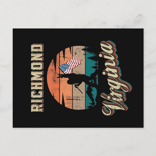 Richmond Virginia Vykort (Framsida)