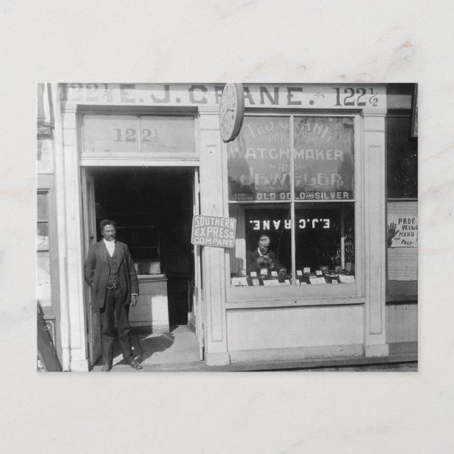 Richmond Watchmaker: 1899 Vykort (Framsida)